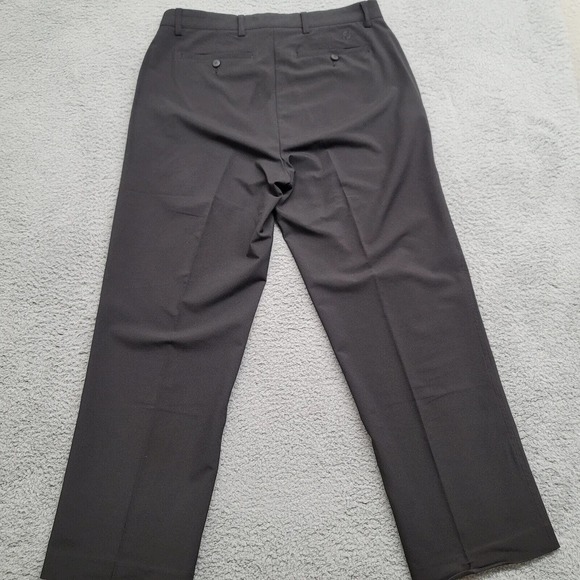 FJ Foot Joy Pants Mens 34x30 Black Golf Outdoors Casual Flat Front Mid Rise Logo - Picture 4 of 16